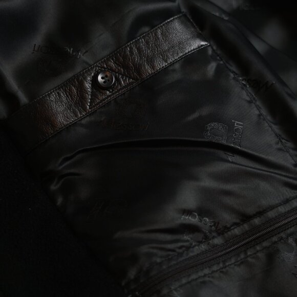 Vintage Messori Cashmere-Blend Wool Coat - Made in Italy - Size XL - Tailored - Picture 10 of 12